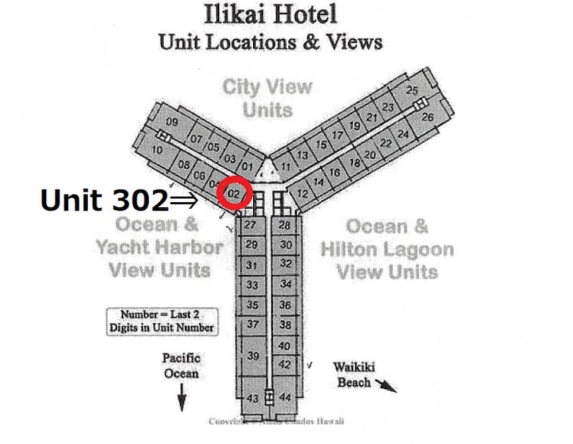 Ilikai Apt 302 - Spacious Studio With Stunning Ocean & Harbor Views Гонолулу Экстерьер фото
